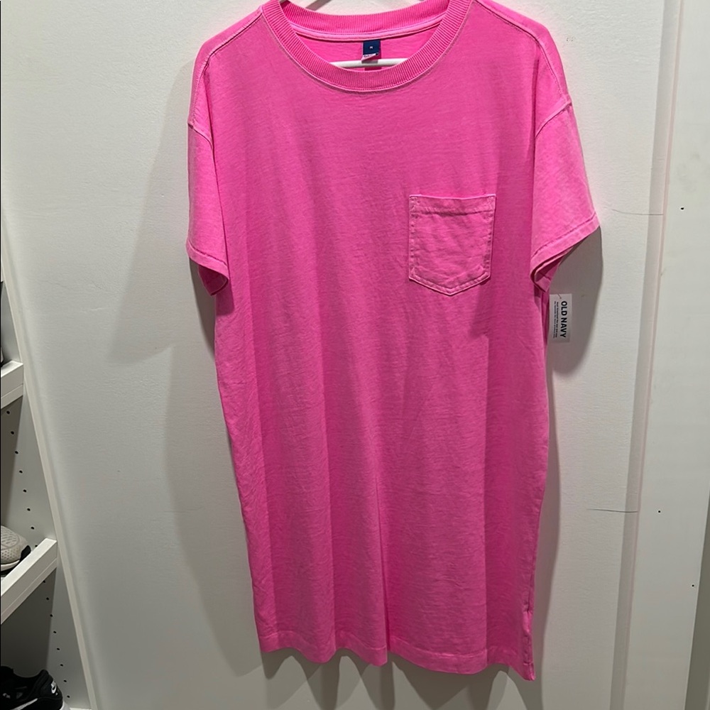 Old Navy Pink Dress with Classic Style and Soft Fabric